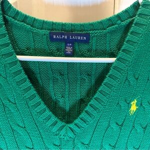 Ralph Lauren Women’s Green Sweater